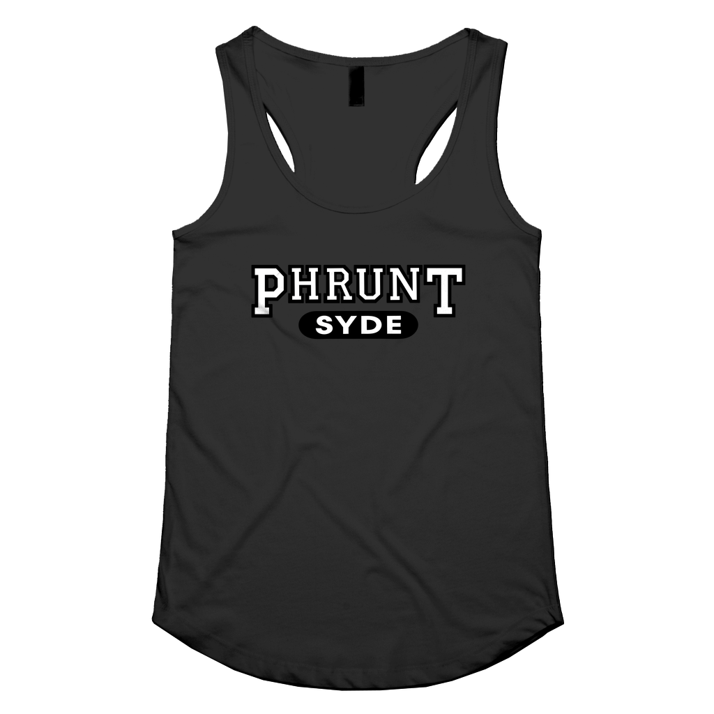 LANDCSAPEVARSITY.png Womens Racerback Singlet