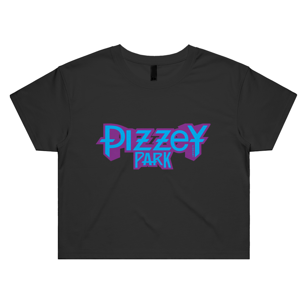 PIZZEY PARK BLUE Womens Crop