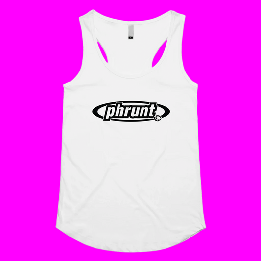 NUESAUCER.png Womens Racerback Singlet