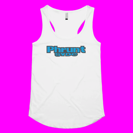 BIGGREYXYZ.png Womens Racerback Singlet