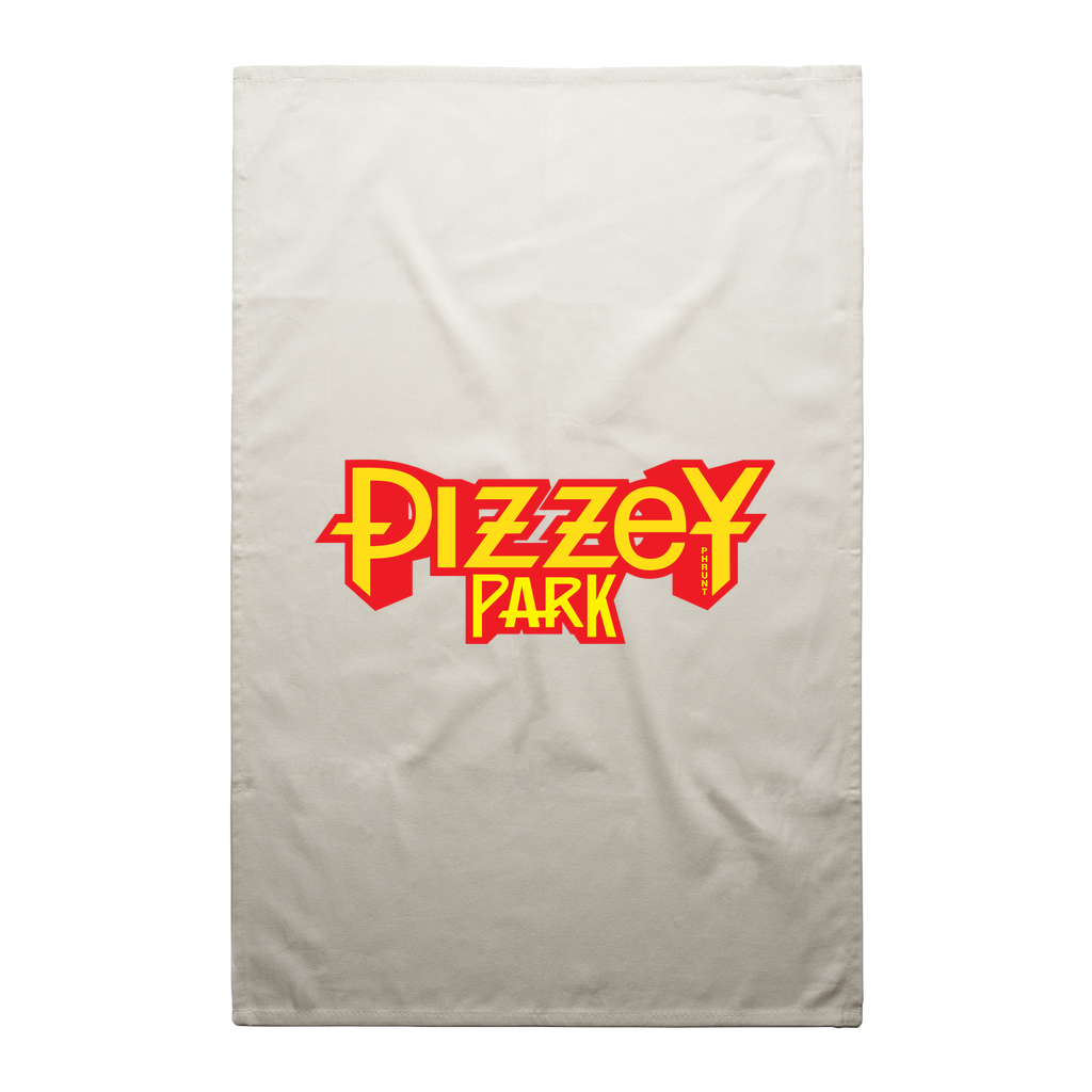 KLEARPIZZEY.png Tea Towel