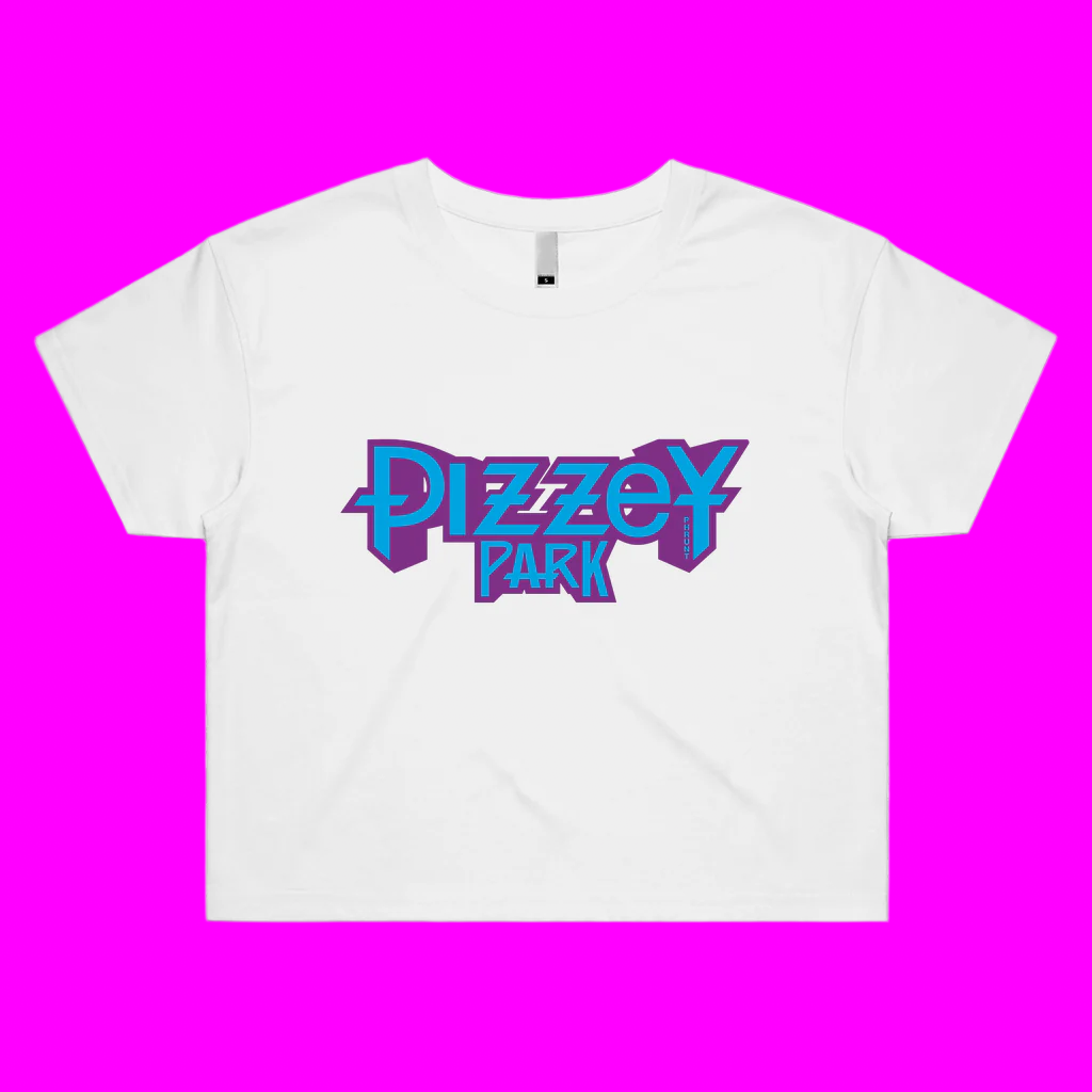 PIZZEY PARK BLUE Womens Crop